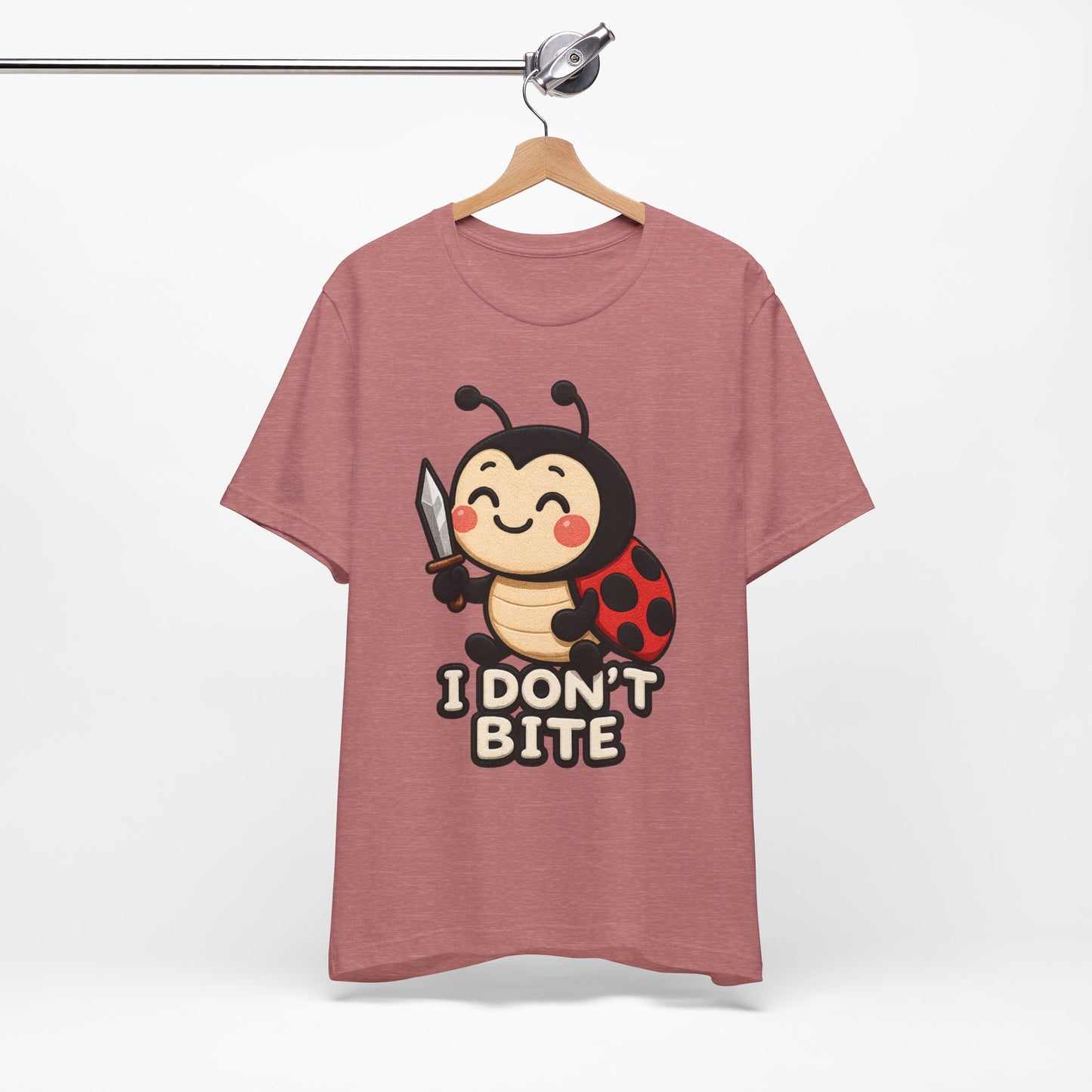 I Don't Bite Ladybug Tee — Cute Funny Insect Graphic T-Shirt