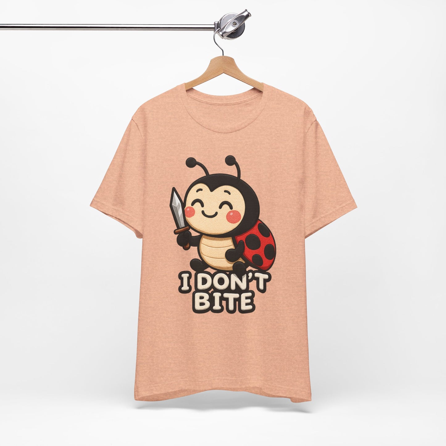 I Don't Bite Ladybug Tee — Cute Funny Insect Graphic T-Shirt