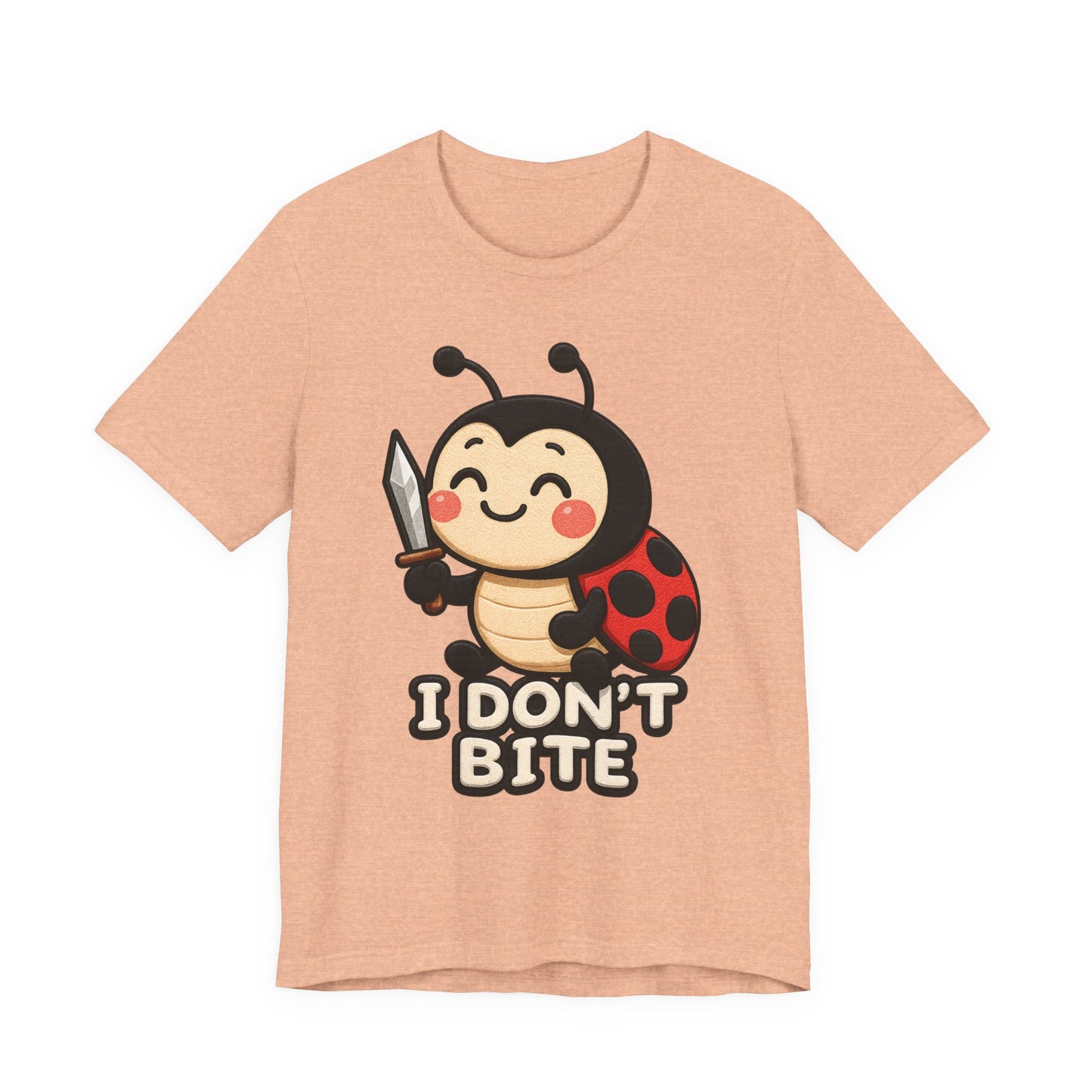 I Don't Bite Ladybug Tee — Cute Funny Insect Graphic T-Shirt