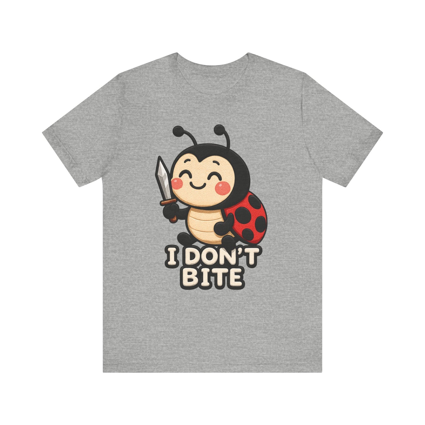 I Don't Bite Ladybug Tee — Cute Funny Insect Graphic T-Shirt