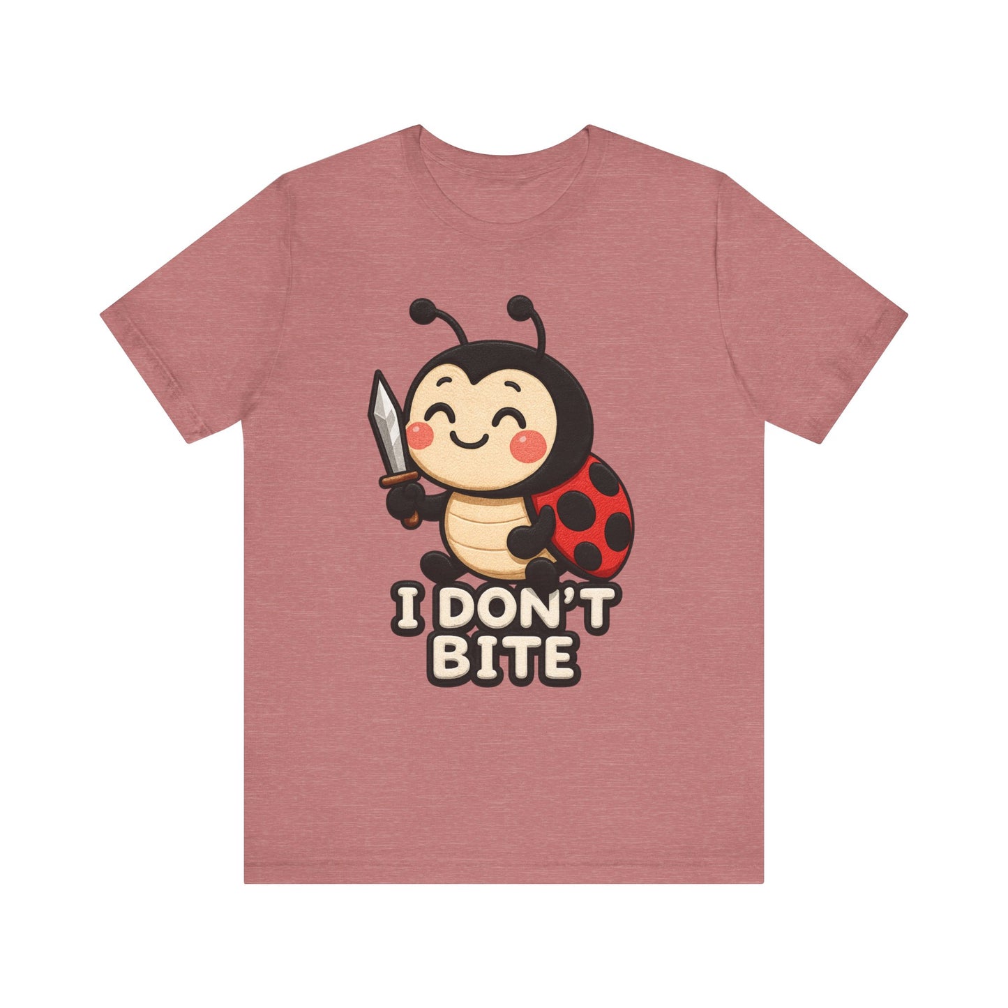 I Don't Bite Ladybug Tee — Cute Funny Insect Graphic T-Shirt