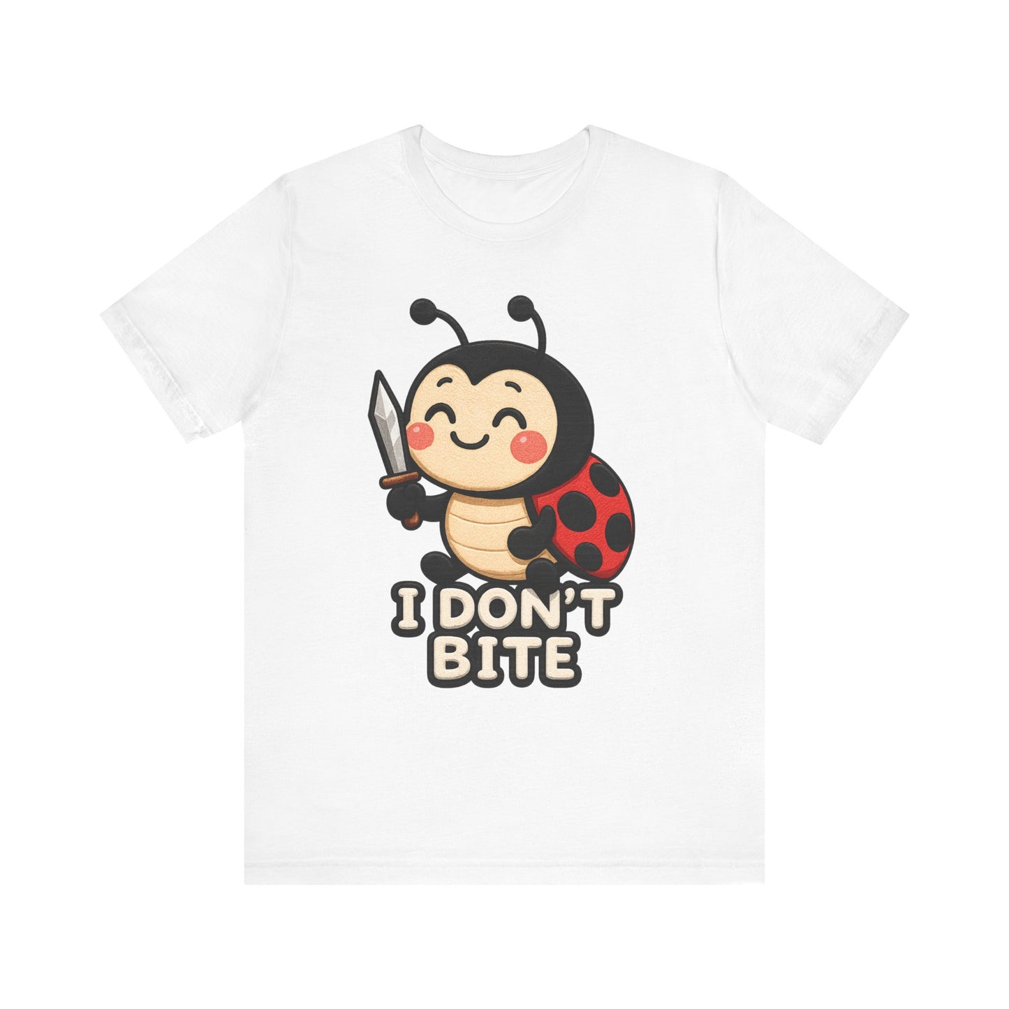 I Don't Bite Ladybug Tee — Cute Funny Insect Graphic T-Shirt