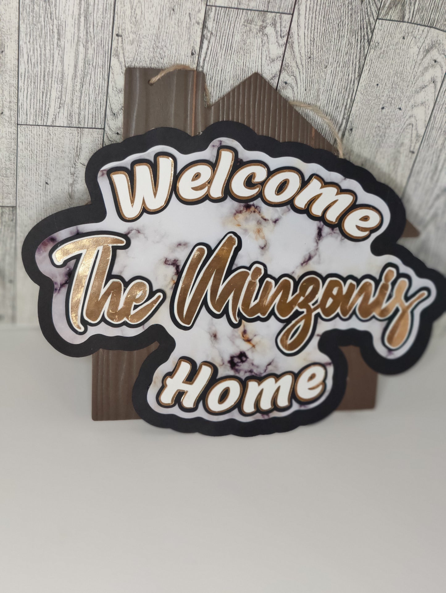 Welcome Home Sign
