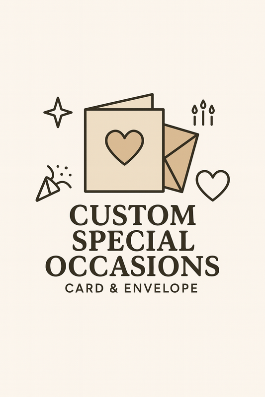 A7 Custom Special Occasions Card & Envelope